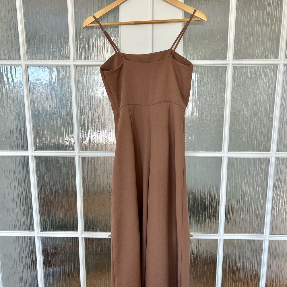 🤎 Babaton Esteban Brown Jumpsuit - Picture 5 of 7